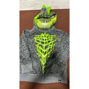 Brothers Kids Hoodie Halloween Zip up Mask size 5